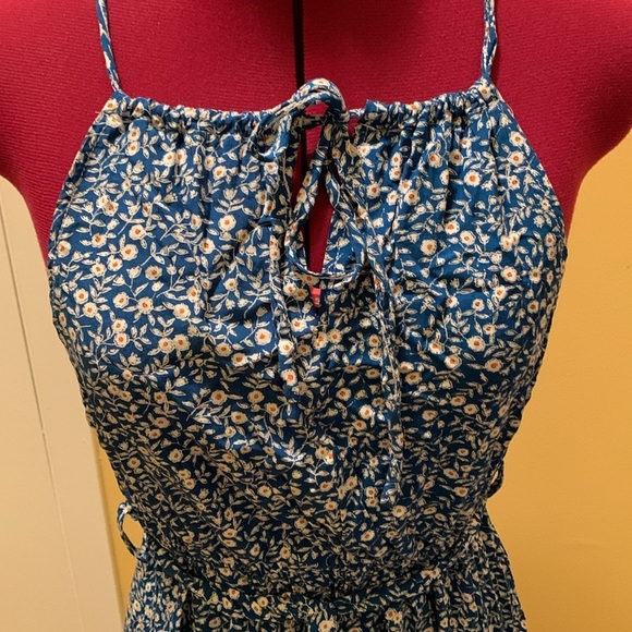 NWOT Unity Ditsy Floral Print Belted Cami Dress - Picture 3 of 9